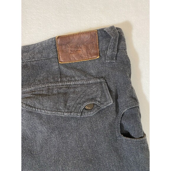 Mens 38x32 Relaxed Straight Leg Gray Cotton Pants BORN 38 - Picture 4 of 11